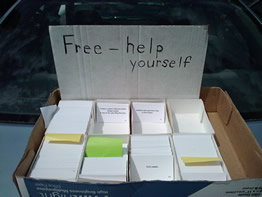 Free advice box